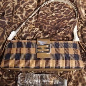 👜Plaid Shoulder Cluch Purse New